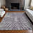 Premium Machine Washable Prisco Purple Rug-140289999