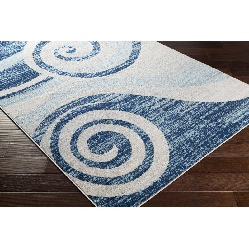 Tapis bleu, Rectangle 5 pi 3 po x 7 pi 3 po