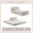 Compression Mahjong Sofa,Convertible Floor Sofa Bed,DIY Boneless Modular Sectional Sofa,No Assembly Required,Circle Fleece Fabric,Oversized Single Seater With 1 Pillow And 1 Ottoman,White-261485221