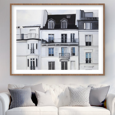 Bâtiments le long de la seine - reproduction de chambre à coucher