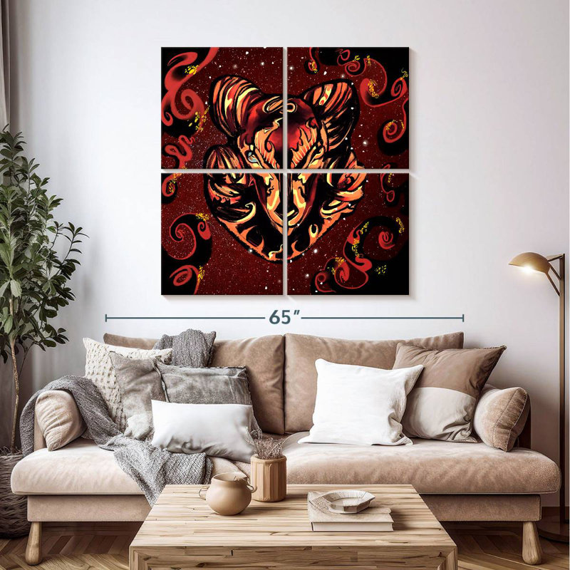 Adella Zodiac Collection Aries, 45'' H x 45'' W