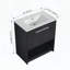 Meuble-lavabo 30 po avec lavabo en céramique-442320917