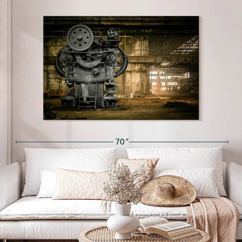 Lilie Abandoned Metallurgical Factory, 34" H x 51" W
