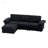Modern L-Shaped Sectional Sofa With Storage, Deep Cushions, And Soft Fabric Upholstery For Comfort And Space Efficiency-1619196178