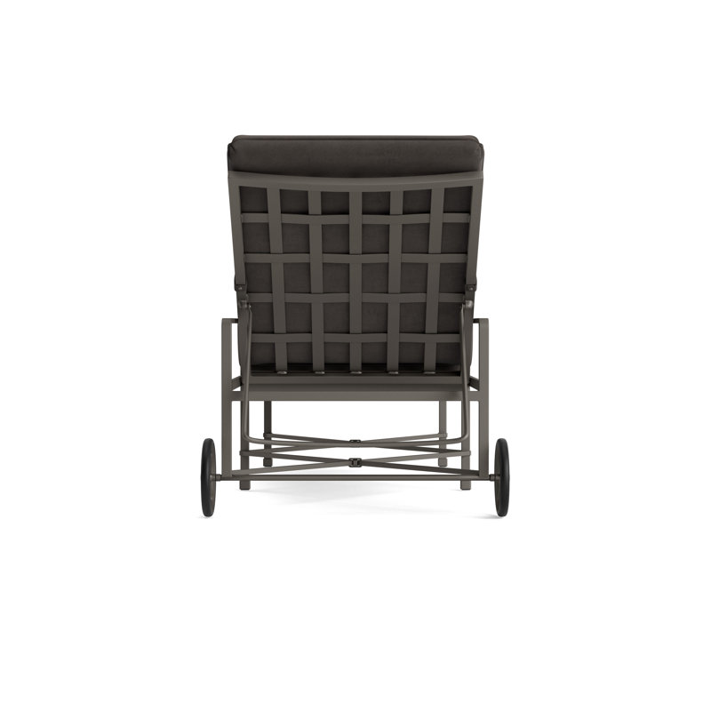 Venetian Outdoor Chaise Lounge, Fusion Charcoal, Mica