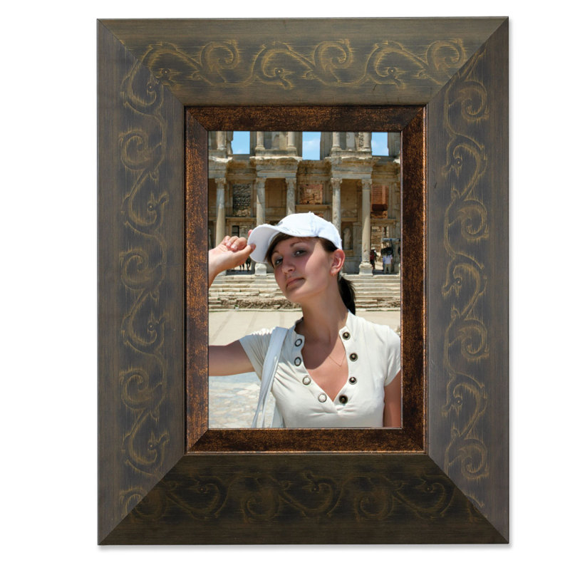 Burnished Gold Matte Picture Frame, 4" x 6"