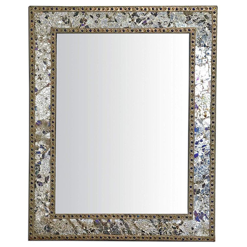Miroir d'appoint Cima Crackle, Brun