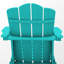 Chaise Adirondack pliante en polyéthylène haute densité Delman-83891353