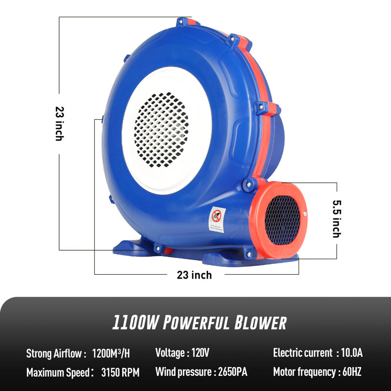 Soufflerie d'air de qualité commerciale EJAEE 1100W