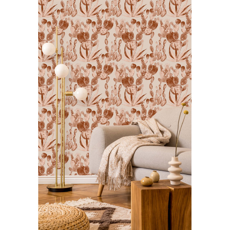 Panneau de papier peint adhésif lisse L 10,4 pi x l 25 po Apiffany
