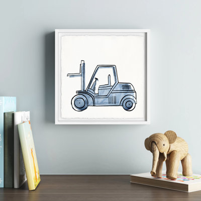 Pierce Construction Trucks Framed Art