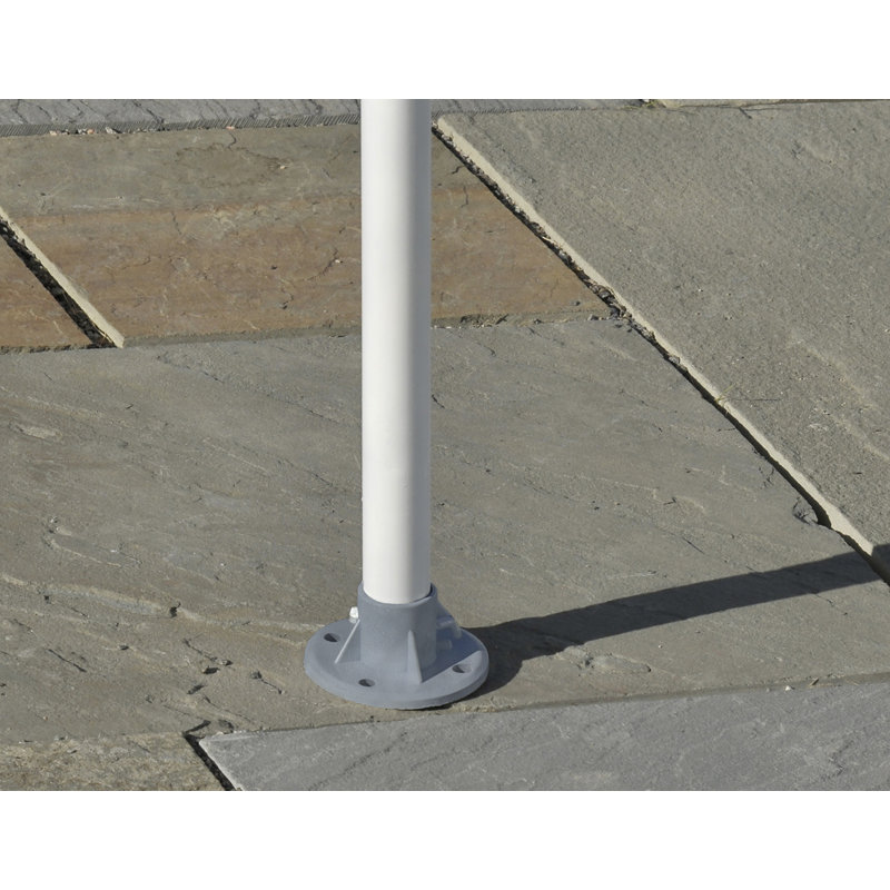 White 10 ft x 20 ft Waterproof Peak Canopy Shelter