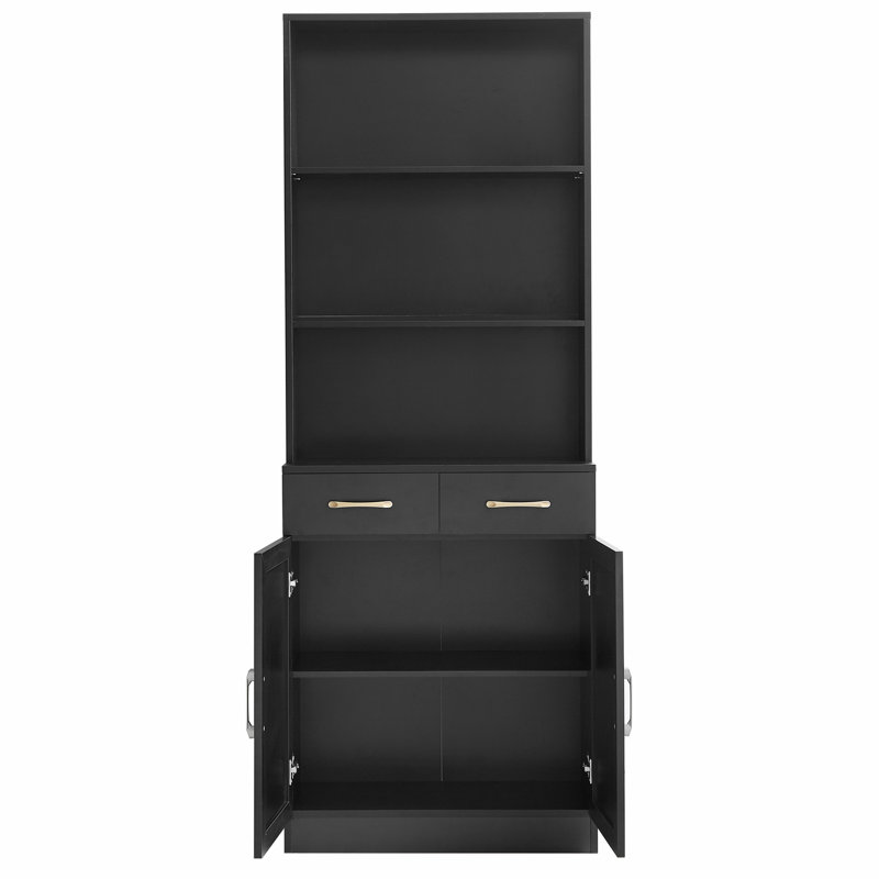 Armoire de rangement pour salle de bain, Noir