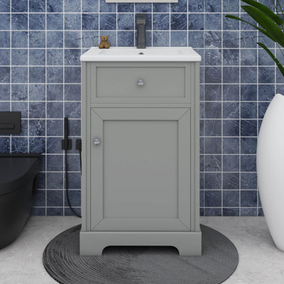 Meuble-lavabo 20 po avec lavabo 20 po