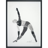 Yoga–Triangle Pose Print by Robert Robinson