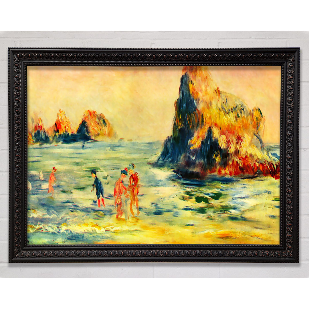 Renoir Cliffs At Guernsey - Einzelner Bilderrahmen Kunstdrucke