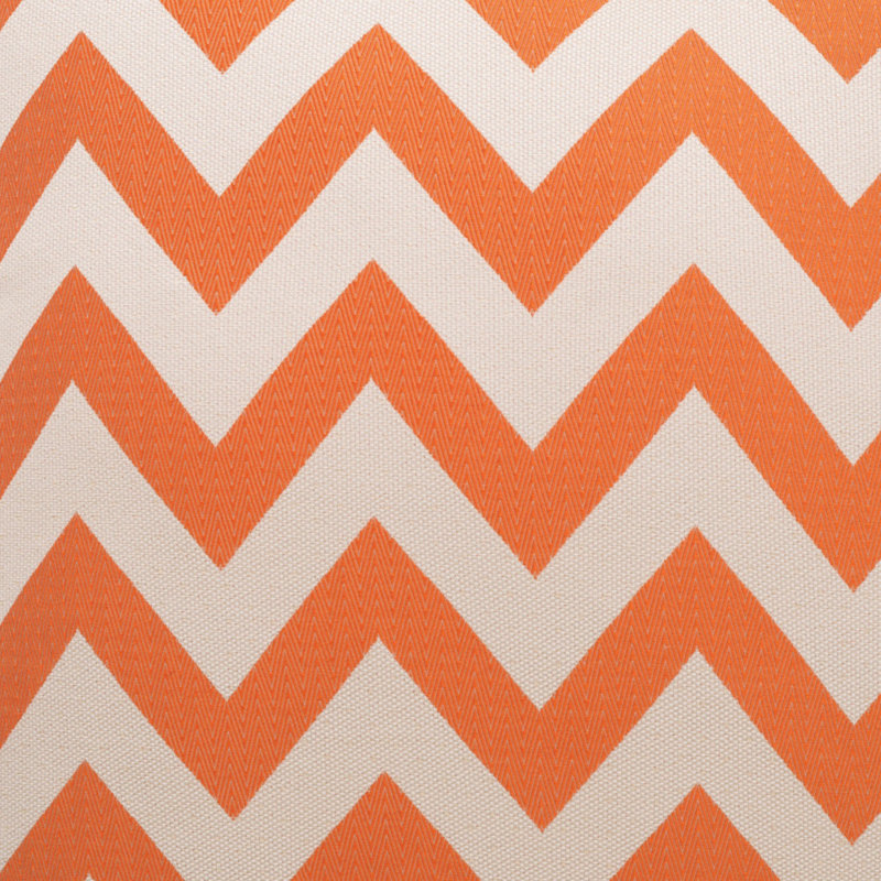 Chevron Fabric, Orange