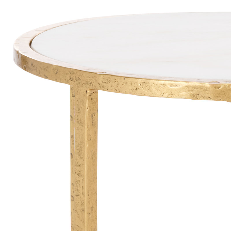 Myrtise Forged Metal Round Accent Table