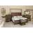 Stone Brown Solid Wood Standard Bed