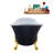 59.1'' x 27.6'' Soaking Acrylic Bathtub-66366517-66366516