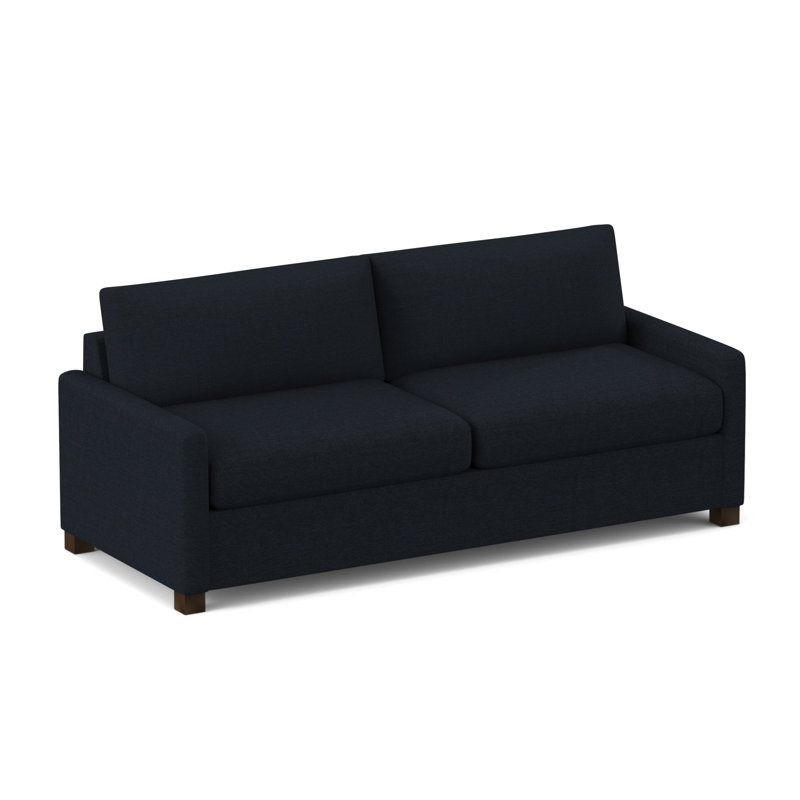 Wilkinson Upholstered 87'' Sofa, Antic Navy