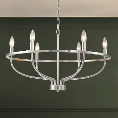 Mychal 6 - Light Dimmable Chandelier