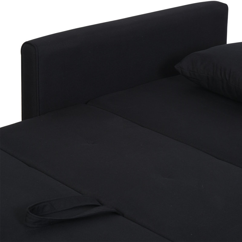Chaplin 2 Seater Sleeper, Charcoal gray