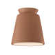Logan Single Light Ceramic 7.75'' H X 7.5'' W  Flush Mount
