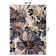 Dichiera Floral Brown/Navy/Cream Non-Slip Rubberback Area Rug