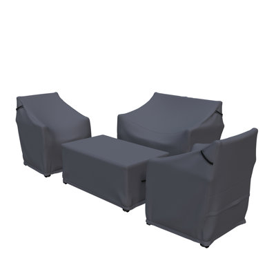 Onika 4-Piece Outdoor Conversation Sets Group Seating Patio Furniture Covers
