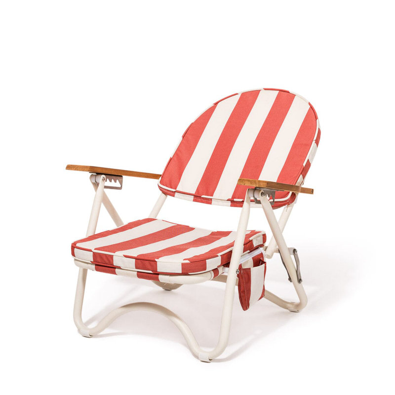 Chaise Pam, Rayé rose / blanc