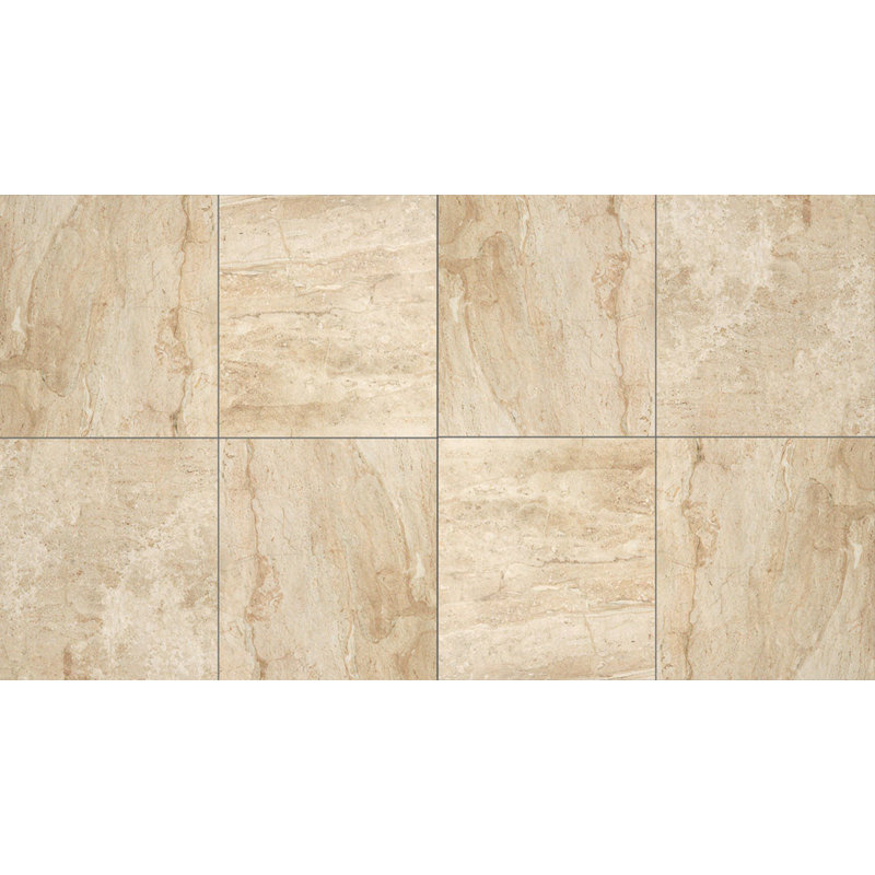 12" x 24" Porcelain Stone Look Wall & Floor Tile