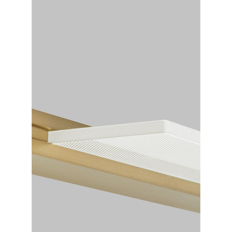 Tris 3 - Light LED Vanity Light, Aged Brass