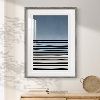 Abstracto Azul II -Framed Print