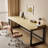 Black Rectangular Solid Wood writing desk-1095705400-1095705404
