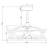 Mckinzey 7.44'' Ceiling Fan with LED Lights