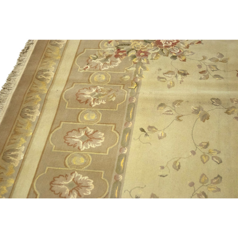 Tapis rectangulaire noué à la main