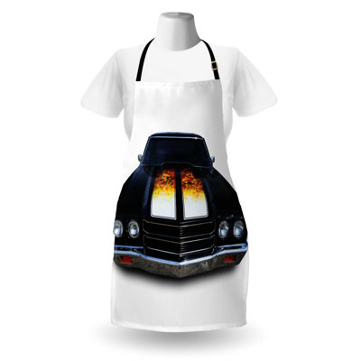 No Pattern Bib Apron