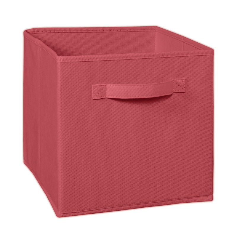 Basics By Wayfair™ Cubeicals Fabric Box, Garnet