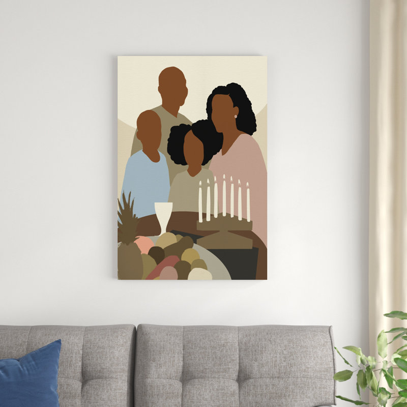 " Joyous Kwanzaa I " by Jacob Green, 36" H x 24" W
