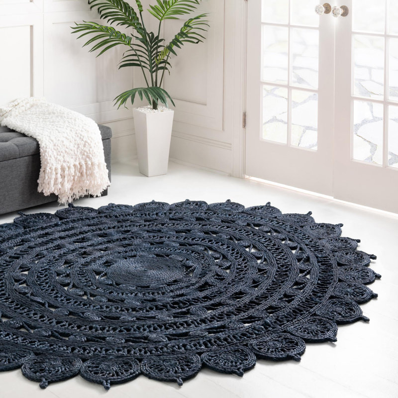 Arne Oriental Indoor Rug, Round 6'1"