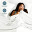 Ensemble de draps pour grand lit - Draps de luxe en microfibre 1800 - Doux brossé - Poches profondes - Facile à installer - Ensemble de 4 pièces - Draps et taies d'oreiller-120593936