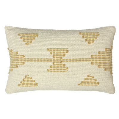 Geometric Rectangular Lumbar Cushion