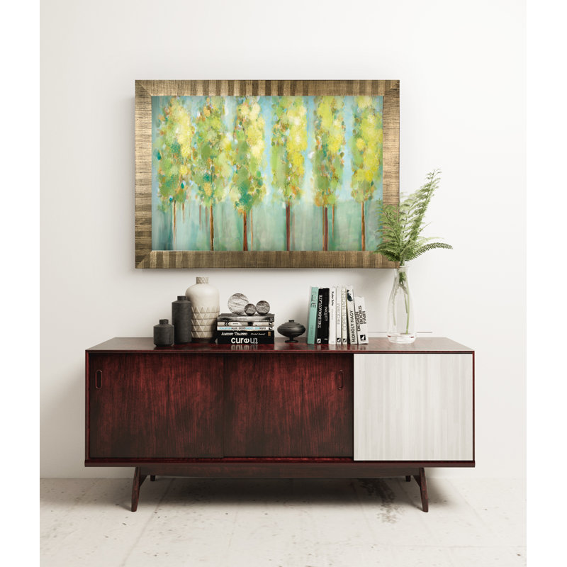 Turnwood - Single Picture Frame Print, 29" H x 41" W x 2" D, Antique Gold Framed, No Mat