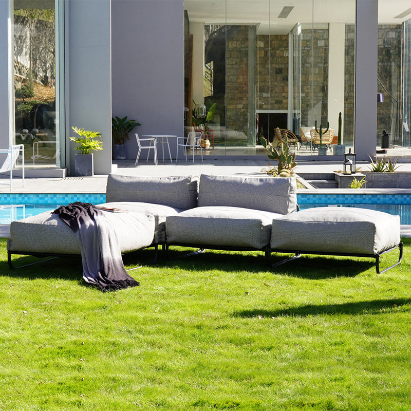 Cloud Sponge Beanbag Chair And Ottoman Set
