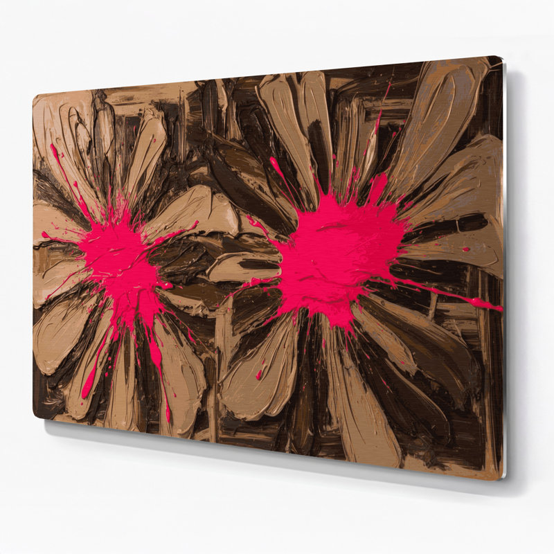 «Neo Expressionism 75», art mural en métal noir, H 132 po x l 168 po x P 0,05 po