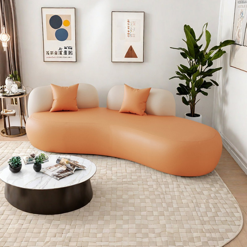 Heiser, Orange, Orienté à gauche (vu de face)