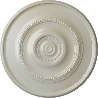 Médaillon de plafond Endurathane Giana, diamètre extérieur de 32 5/8 po x P 1 1/2 po (convient aux auvents jusqu'à 7 7/8 po), fini de rêve de minuit peint à la main
