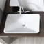 Durovin Bathrooms 380 mm L x 600 mm W Natural Engineered Stone Rectangle Sink