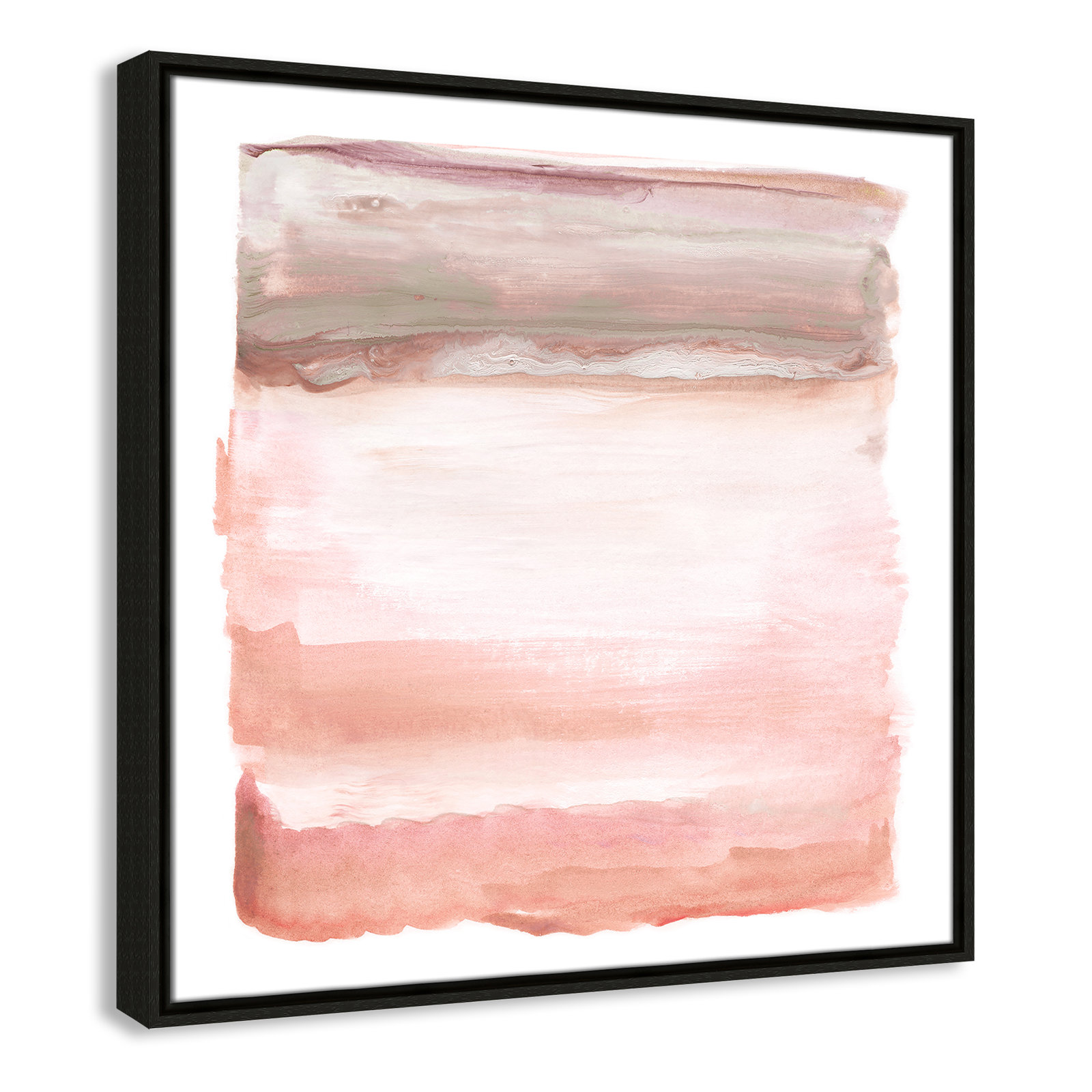 Lakeland "Boho Sky I" Print by Nan, 25.5" H x 25.5" W x 2" D, Espresso